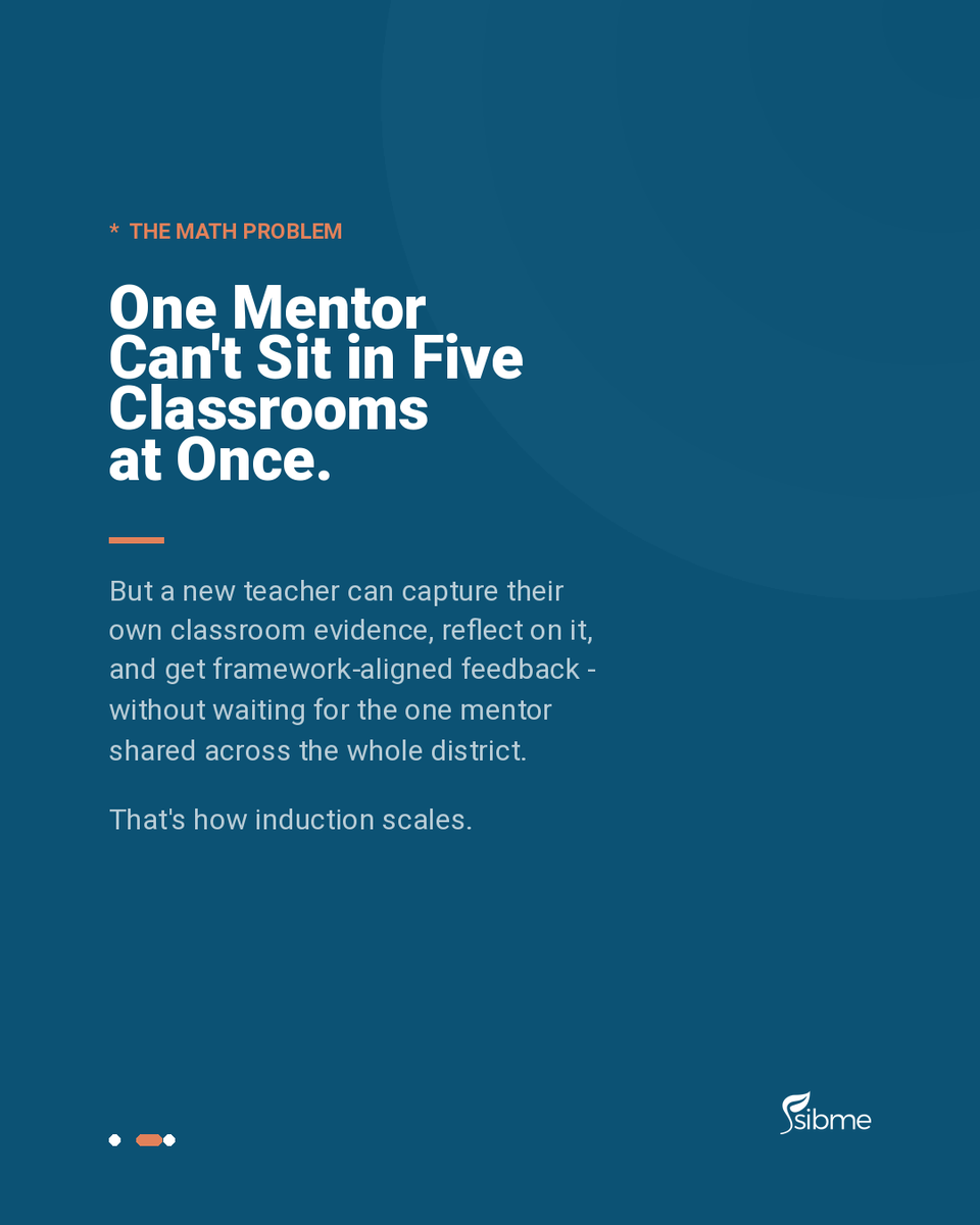 SibmeApp's tweet photo. You can't clone the mentor. But you can give every new teacher a way to capture their practice, reflect, and get real feedback - without waiting in line.

https://t.co/D0KeEHOxTX

#NewTeachers #TeacherInduction #InstructionalCoaching #K12Education #EdTech #TeacherMentoring https://t.co/mFLphKGFw2