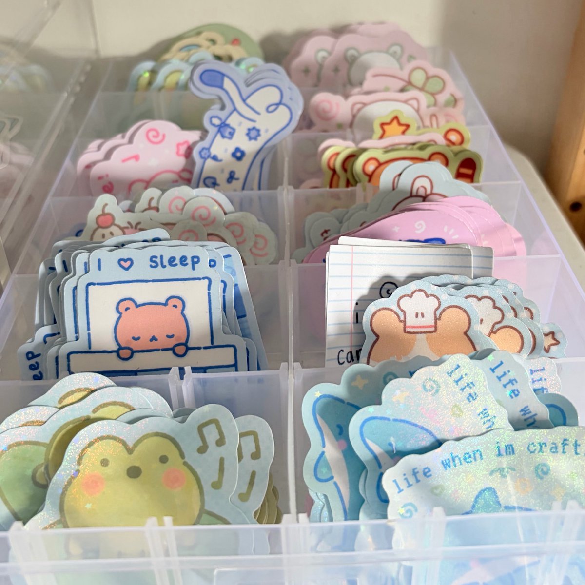 pixieeeshop's tweet photo. restocked stickers for uuu <3 https://t.co/EmxVYl5Knt