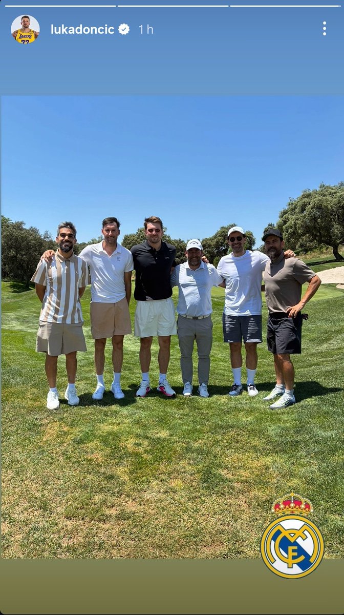 msdoncic's tweet photo. my boy is a certified golf addict😭 https://t.co/5NUMS9riwI