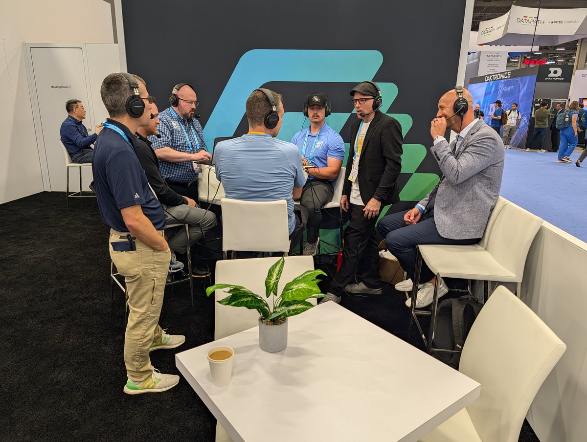 AVSuperfriends's tweet photo. Thanks to @QSYS_AVC for inviting us to their booth C8737 to discuss RoomSuite Modular System. Thanks for supporting #HigheredAV. Visit them for more information. #edtech #AVTweeps #Infcomm2026 https://t.co/rc7FTux1ln