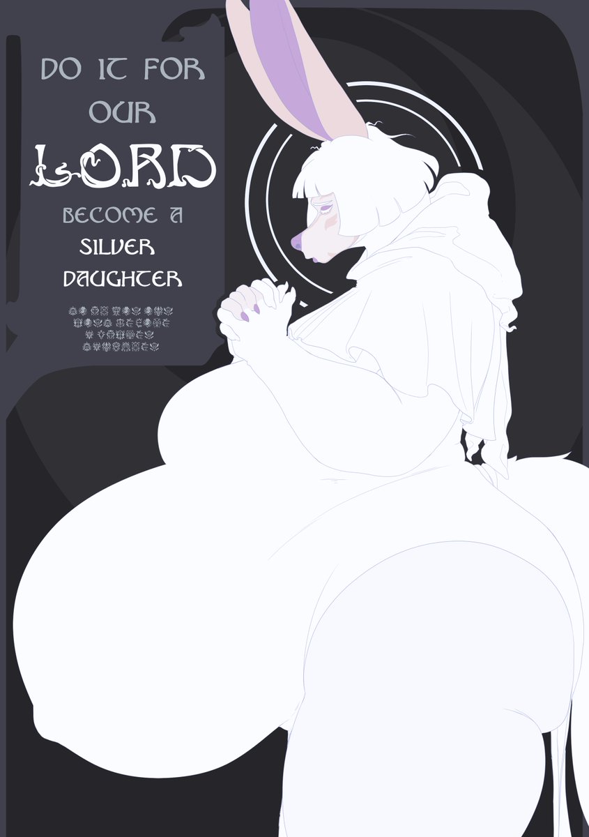 Mrwhiterabbit95's tweet photo. Pray for the Great Mother! and get pregnant by your lord! a small publicity campaign of the Silver Church on Gelidium. https://t.co/DujVZQdcVc