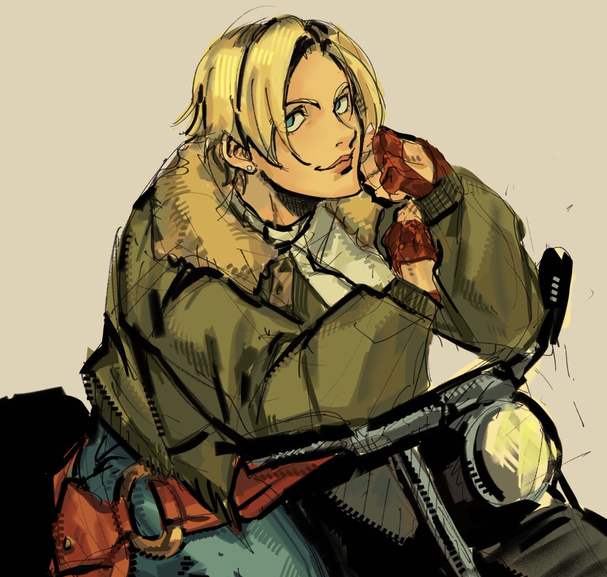 Lemon_1034's tweet photo. felt like drawing blue mary :> https://t.co/OVN3xc9pX7
