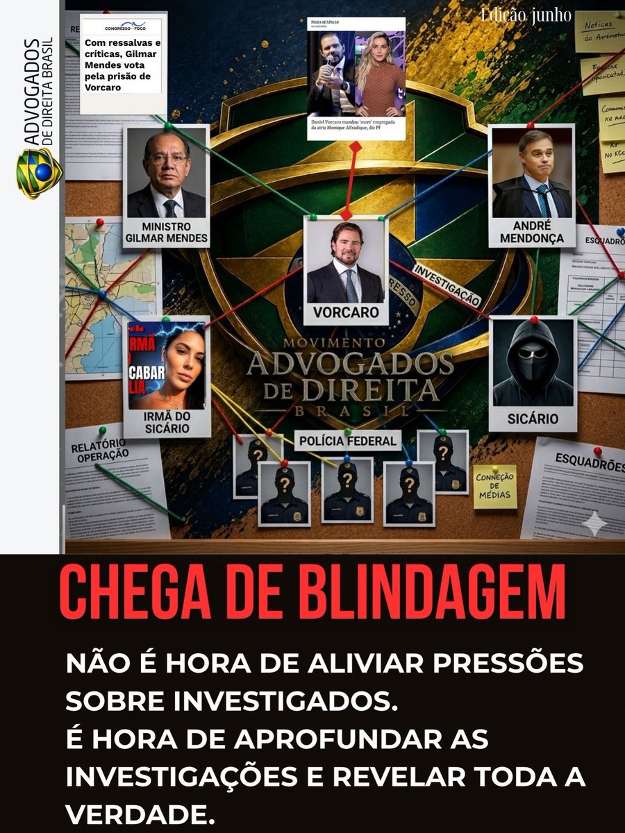 movadvdireitabr's tweet photo. Quais efeitos de uma teia que mostra o cheiro da corrupção? https://t.co/ME853DOJaK