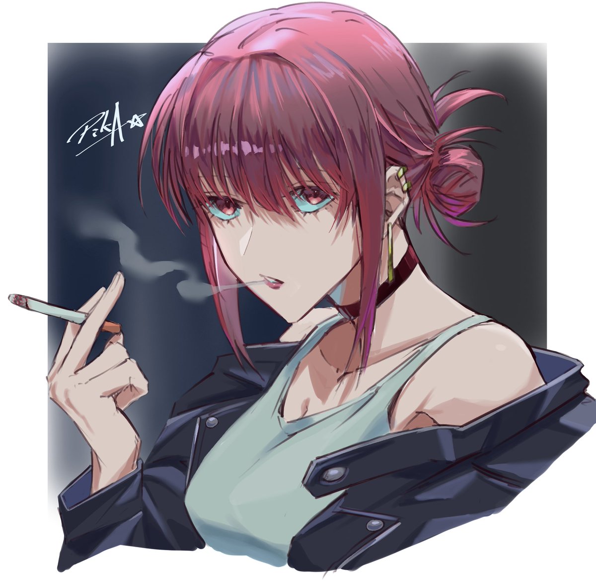 pikapika_141016's tweet photo. 田山さん描いてみた🚬

 #スーパーの裏でヤニ吸うふたり #田山  #smokingbehindthesupermarketwithyou https://t.co/DxCDUEutDw