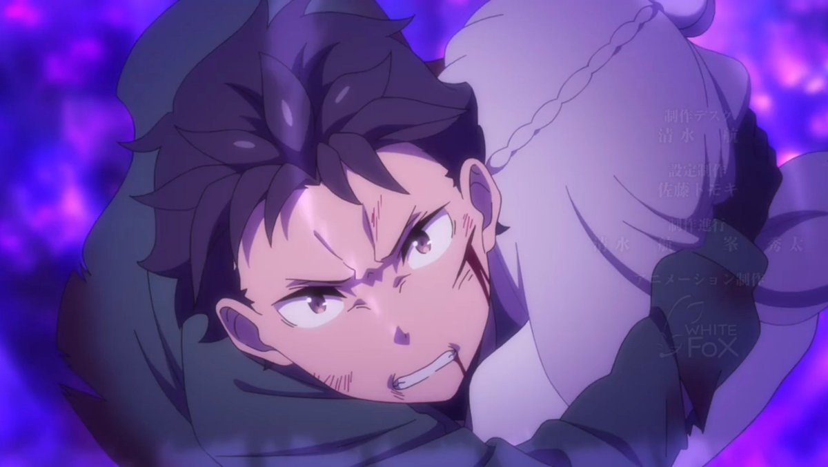 Shiorun_Shiro's tweet photo. Re Zero season 4 ep 11
This episode is so emotional when Emily ask Subaru what his name, when ED stay alive sings by Emily AV and many people cried in tears in the end of this episode, including the author.😿 😿 😭😭
 #リゼロ #rezero https://t.co/q8E5UQBQht