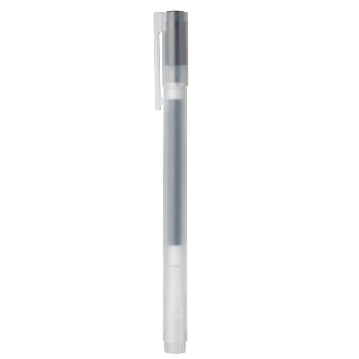 _dollgirls's tweet photo. my answer to the pen discourse: muji gel ink ballpoint pen 0.38mm https://t.co/wLtBcUfo5J