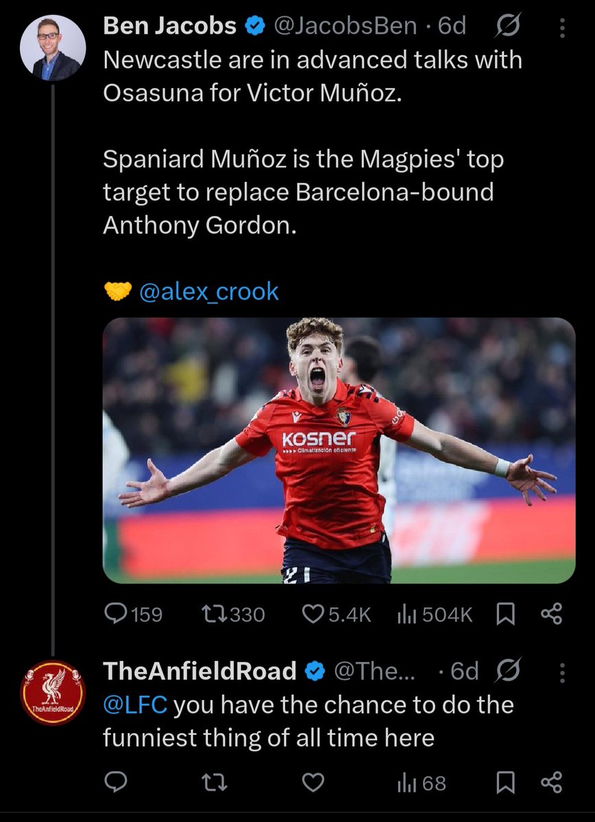 TheAnfieldRoad7's tweet photo. @FabrizioRomano I'm taking full credit for this one 🤣 https://t.co/CRkuAGwtqN
