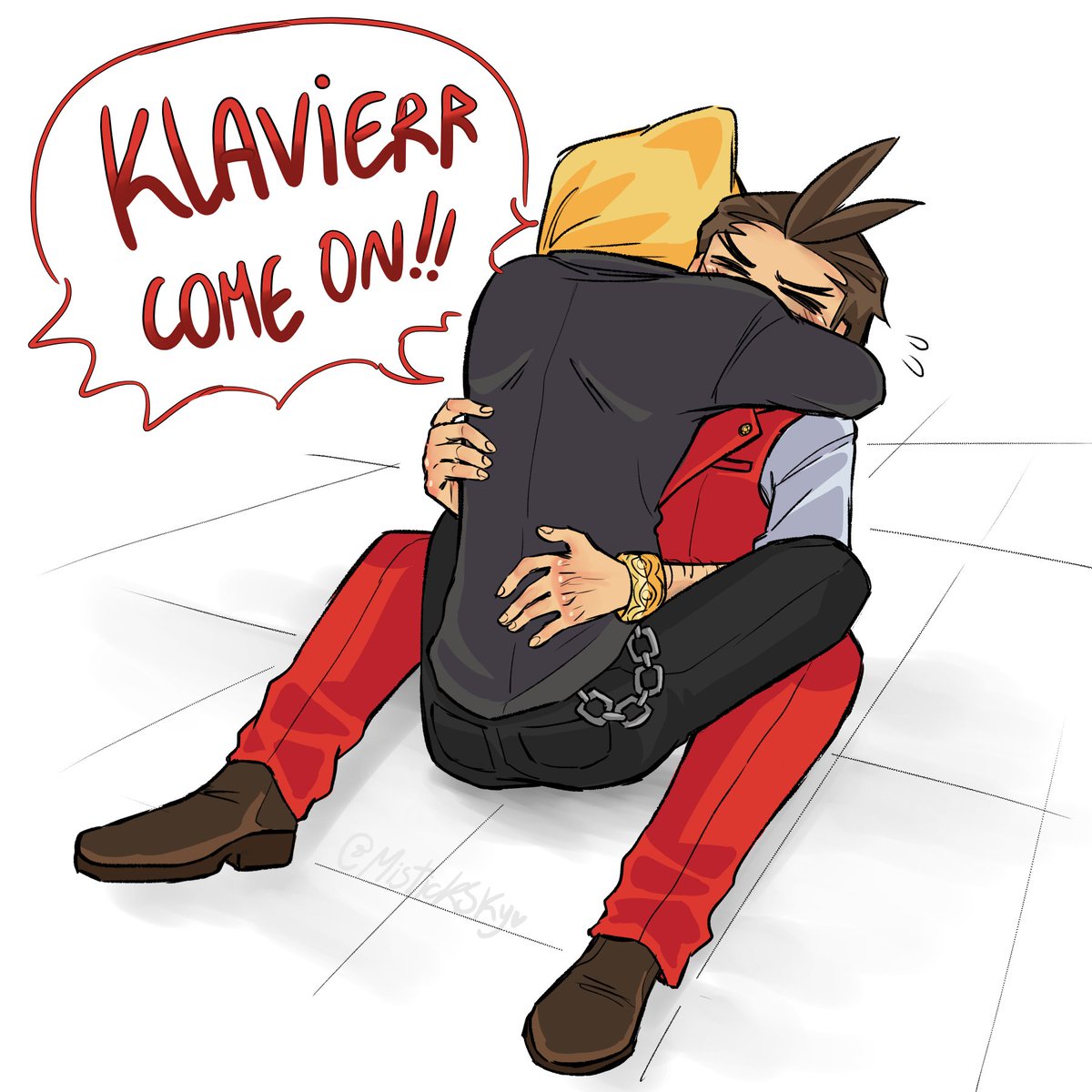 MistickSky's tweet photo. Day2: Jealousy/Pining
Jealous over a cat is so damn pathetic, please bro #klapollo https://t.co/uxfpB6UcEU