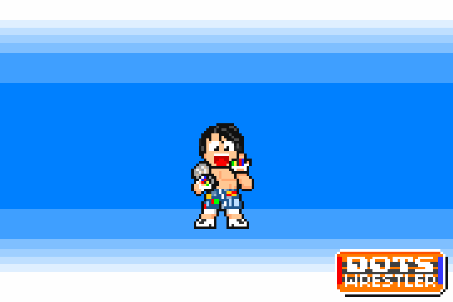 DaizonNonaka's tweet photo. 第100代IWGPジュニア王者YOH選手をdotswresterにしました。最初の防衛戦の相手はYOHゲームで決定www
出る杭は打たれるが、出過ぎた杭は打たれない！やり過ぎ止まんねえ！
#njpw #dotswrester https://t.co/piCZLdWuyH