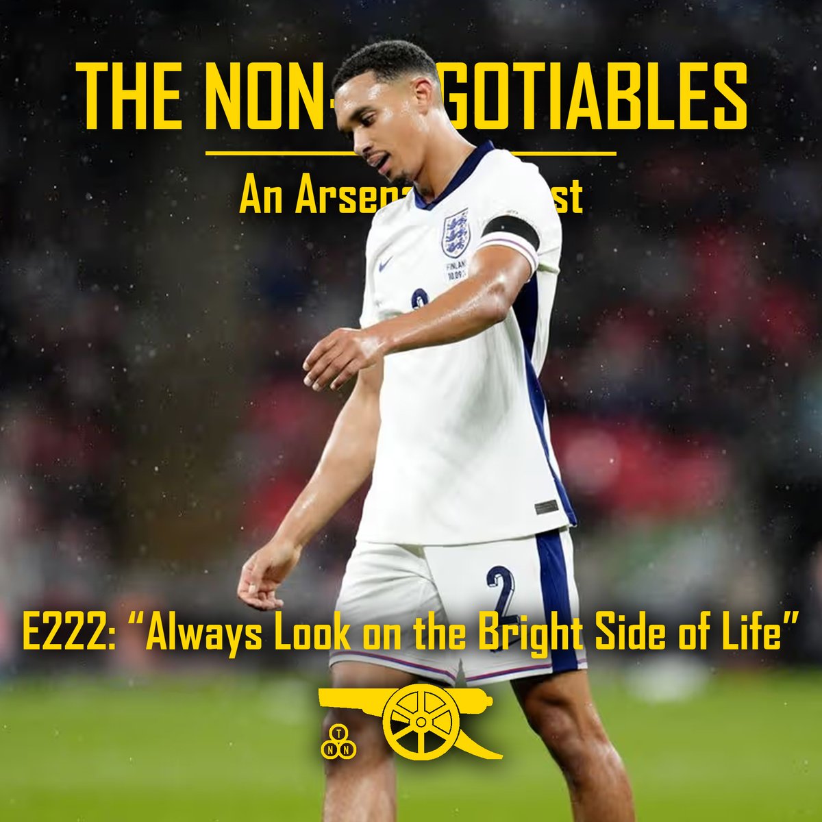 TheNNPod's tweet photo. The World Cup is only one week old and it already feels like chaos.

Red cards. Refereeing debates. Cape Verde making history. Messi rolling back the years. And England preparing to enter the tournament.

🎧 Listen to the breakdown:

Spotify: [https://t.co/iR0GwWGzv2]
Apple: [https://t.co/9iXArMYm8Y]
#TheNNPod