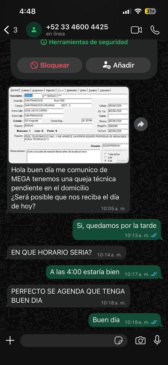 JBARAJASC's tweet photo. Vuelve a incumplir @megacable! https://t.co/8POIitRdxM