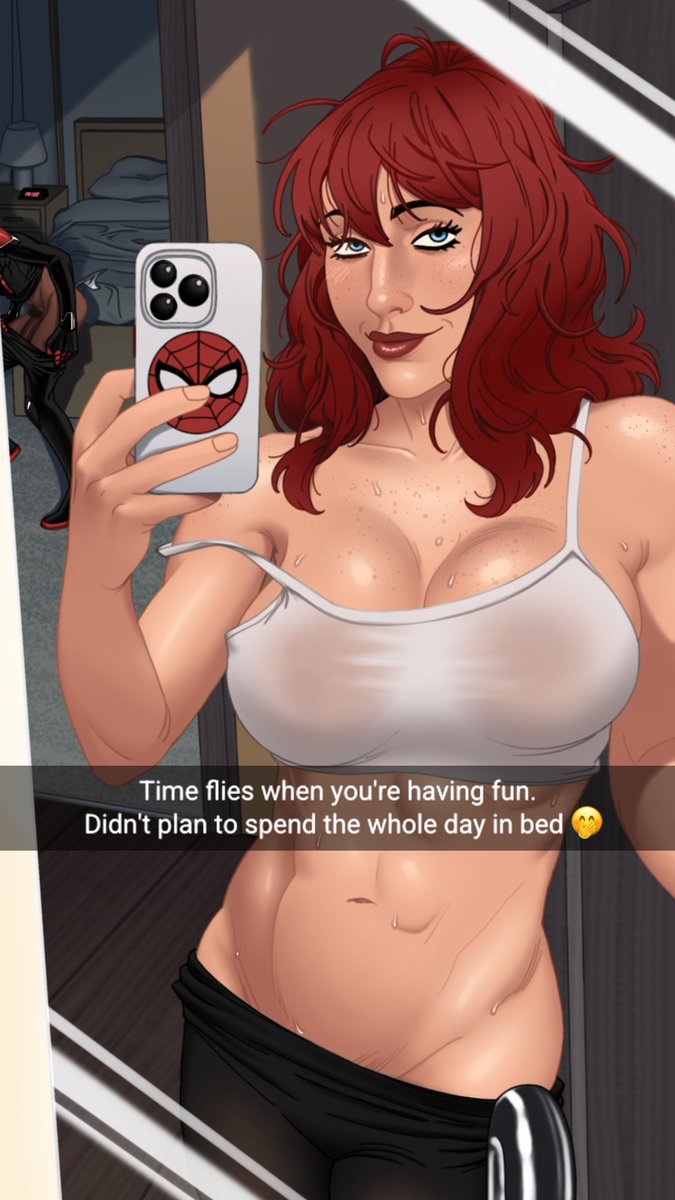 guyviz's tweet photo. @ZStorys22 @C00MBRAIN @KathAntonio7 I kinda wanna see him and Felicia get canon in some way too
Just have a gag where Miles hooks up with all of Peter's girls even if it's in different universes, that'll be more controversial than the Paul shit ever was. 😂
And yes Miles and MJ getting together would be hot too. 🥴 https://t.co/CjTsDMGuAB