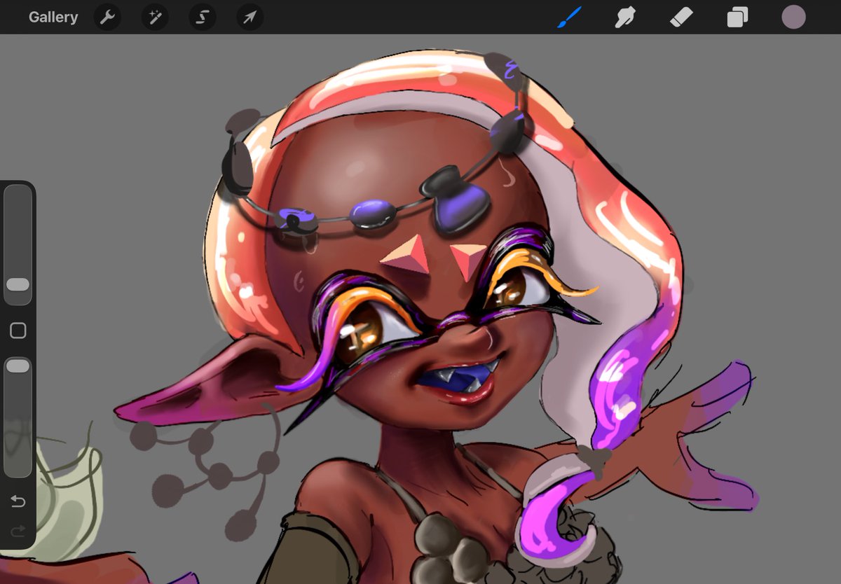 Vamp88889's tweet photo. Finally finished! Yay!
#splatoonraiders #splatoon #fryesplatoon #shiversplatoon #deepcutsplatoon #splatoonart https://t.co/5JotZSxQIW