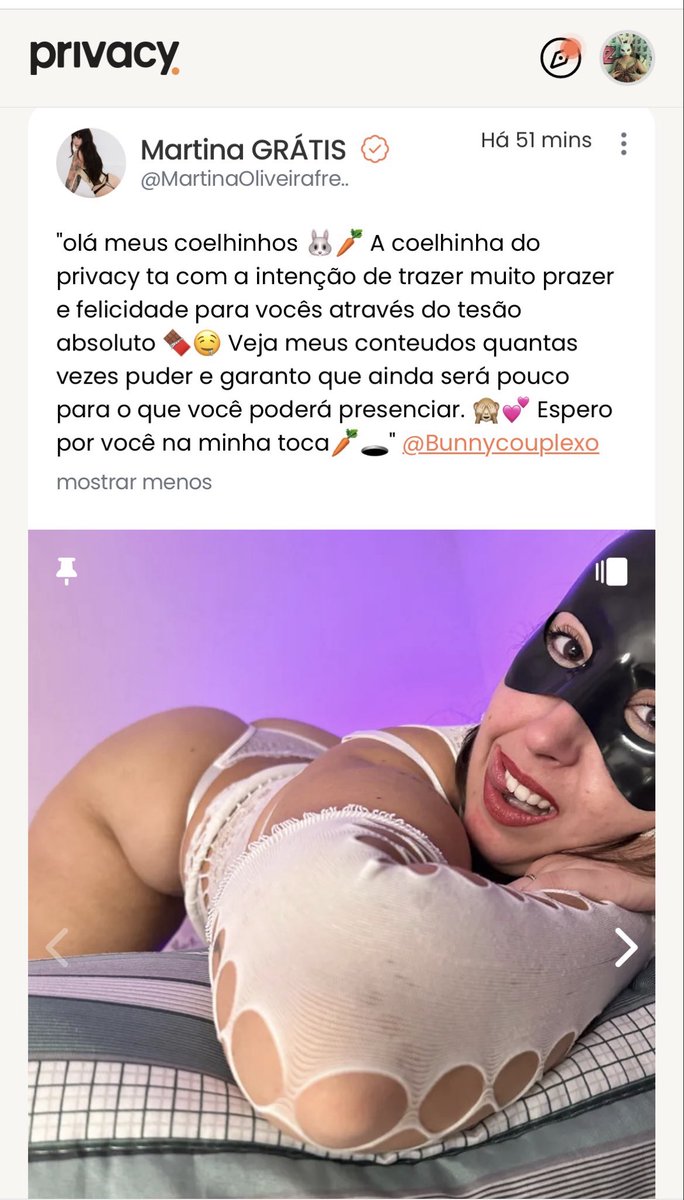 bunnycouplexo's tweet photo. E ai meu coelhinho , se a @martinaolvr_  falou, ta falado🤩
Ta esperando o que pra ir no meu privacy agora em ? 🥵
To te esperando la, daquele jeitinho que voce gosta 🐰🙈😋
https://t.co/CY6RbTiQcf

 #privacy #modelo #bunda #amadora #sexoanal #like #cuckold #pawg #bigass #hotwife https://t.co/VjA93xEVCy