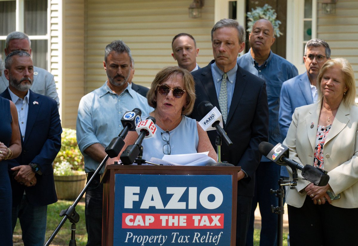 ryanfazio's tweet photo. “Property taxes are becoming the single biggest expense I have in a year.”

Paula Roche’s story is the same as so many Connecticut residents, in particular our seniors. They are being driven out of homes they’ve raised families in, forced to make personal budget cuts while “the state government never seems to” do the same.
