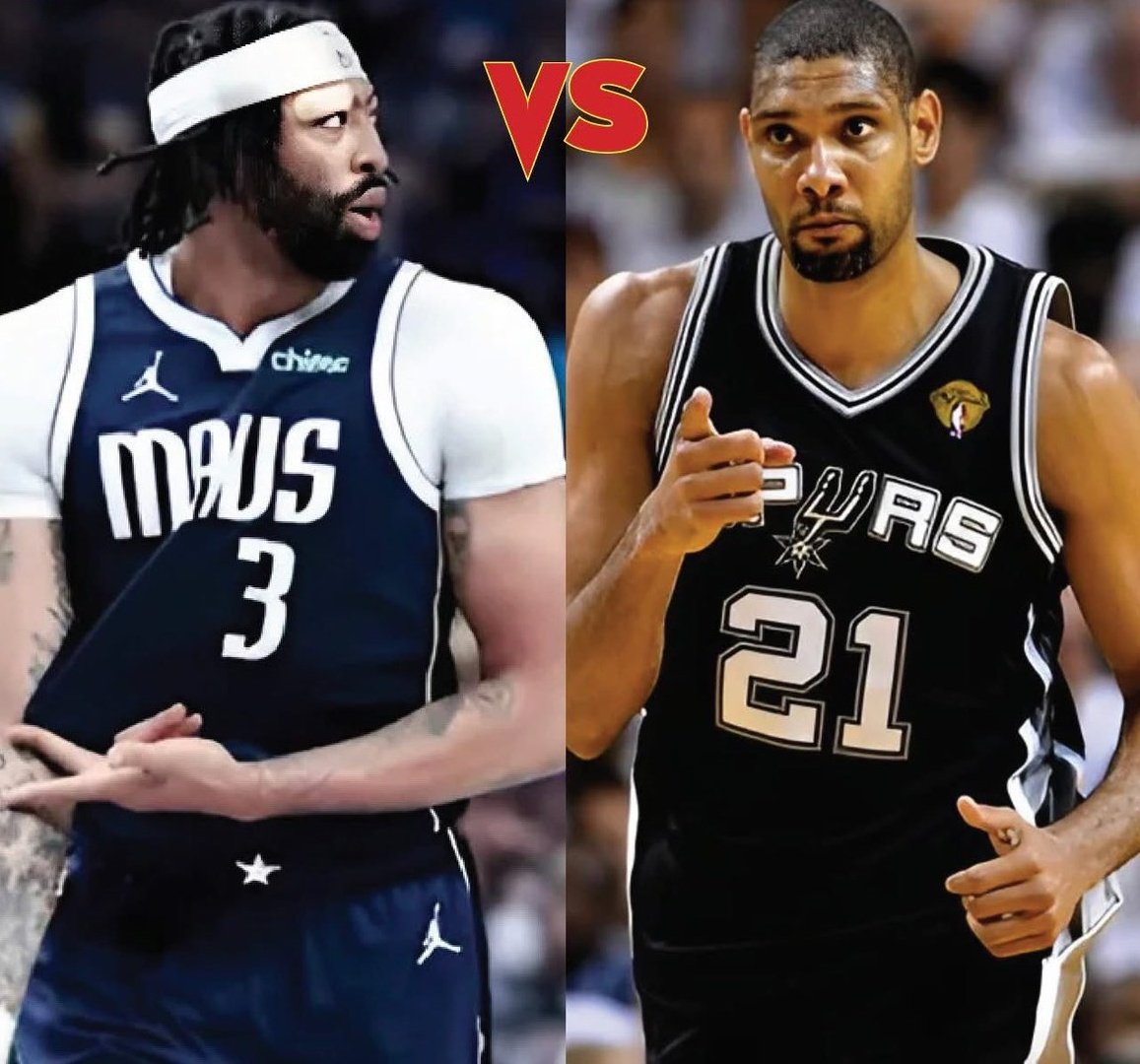 IconicChriss's tweet photo. Do you think Anthony Davis is BETTER than Tim Duncan? 👀 https://t.co/KGLh8C2oha