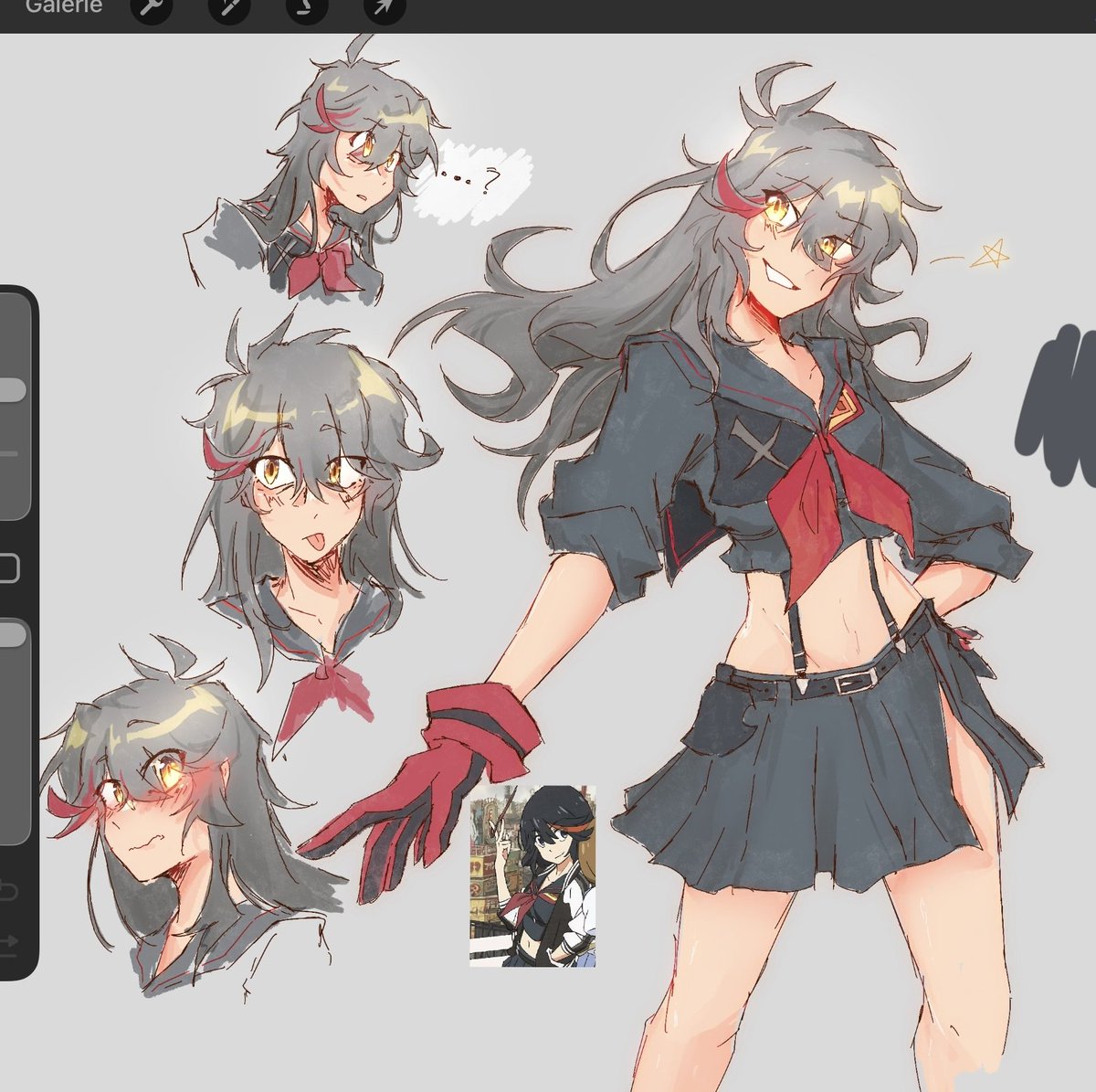 CaitoAyu's tweet photo. Started Kill la Kill, I like Ryuko
So of course I have to draw Stelle in her uniform, eat up my rodents
(⁠ ⁠/⁠ ^⁠ω⁠^⁠ )⁠ / ｡⁠*ﾟ♪ https://t.co/gI9w8hVWoe