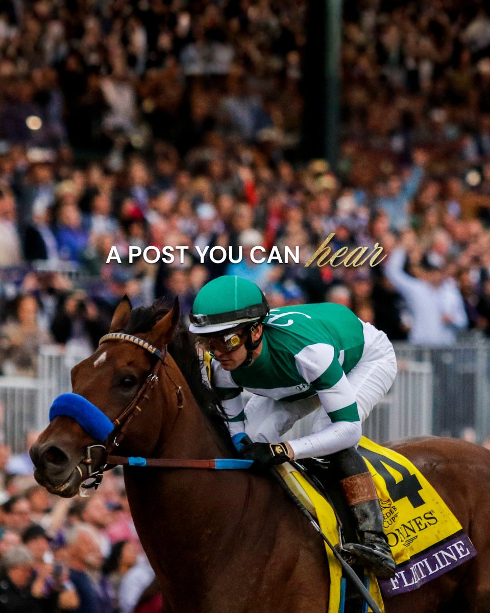 BreedersCup's tweet photo. The sounds of Keeneland🐴🏆 https://t.co/qu1o74xPly
