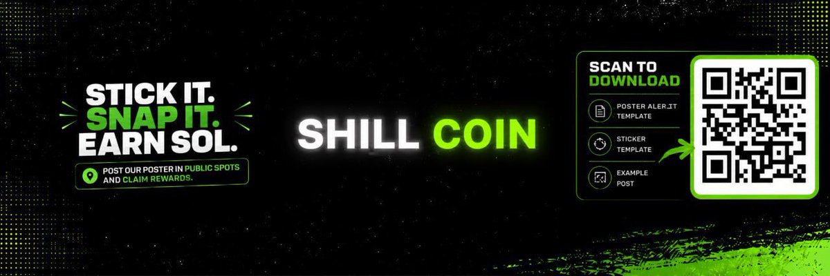 ShillOnPf's tweet photo. Today, I am bringing pumpfun to the masses.

I have:
- Over 10,000 leaflets
- 5 teams of 3 people, in 5 different countries.
- A billboard in NYC
- An advert that is on Youtube ads.

All at my disposal.

Welcome to Shillcoin, the most aggressive approach to onboarding everyone to our coin that you will ever see.

Firstly, every single thing i mentioned is all going to be livestreamed across 4 different platforms simultaneously:

- Tiktok
- Youtube
- Pumpfun
- Twitch

When we go live, all of our teams will be on a different platform, mine will be exclusively on pumpfun, whilst the others will be shared here also.

The goal is simple:

Our entire marketing effort across all platform has a QR code, the QR code leads to our coin.

If you scan a QR code you get a bounty, so there is literally free money built into this for those who join.

For those who post our poster which is downloadable on our website (https://t.co/eDO0t3vspx) and post it, you also earn bounties

This is the most aggressive apporach to marketing a coin that has ever been seen on pumpfun.

Going live on https://t.co/scFyMeFIuE right away to pay dex and start completing bounties.
