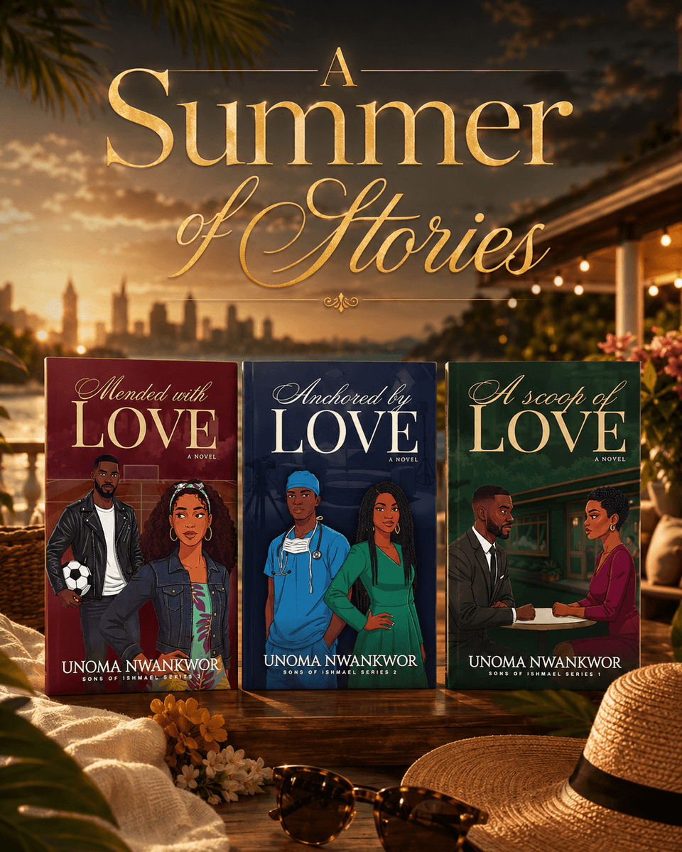 KNNdirector's tweet photo. What if summer reading took you farther than the beach? To Abuja. Cape Town. Atlanta. Lagos. 🌞
A Summer of Stories — 20% off selected signed paperbacks. ✍️
Love, second chances, family secrets &amp; faith await.
🔗 https://t.co/NnBdxnL2Nf
#ASummerOfStories #Bookstagram https://t.co/soA2hB1APO