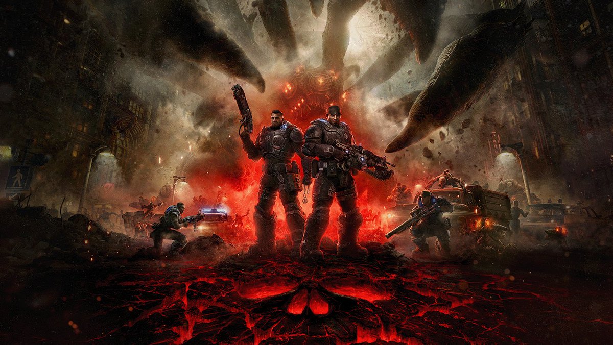 TXiii000's tweet photo. nah gears is finally back to being a horror game and i am completely losing it. seeing young marcus and dom survive the first wave of emergence day looks so brutal. full reaction and breakdown is up on the channel now ⚙️🩸
​#GearsOfWarEDay #GearsOfWar https://t.co/t5ZLTHirgl