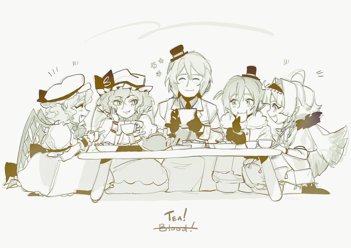 medve_13's tweet photo. Someone on strawpage asked for Romania and Rubuska interactions! I've got an idea of having friendly vamp only tea parties with Moldova, Remilia and Flandre. Every Friday at 5pm → https://t.co/Dv0Z8EmbuC
#東方Project #Reverse1999 #hetalia https://t.co/P5LgwV4IDY