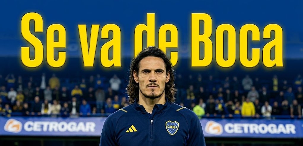 XeneizeVoz's tweet photo. 🚨 Fin de ciclo: Boca rescindirá el contrato de Cavani. 

Se va sin títulos y con 28 goles en 81 partidos. https://t.co/K9OBDkhkFi