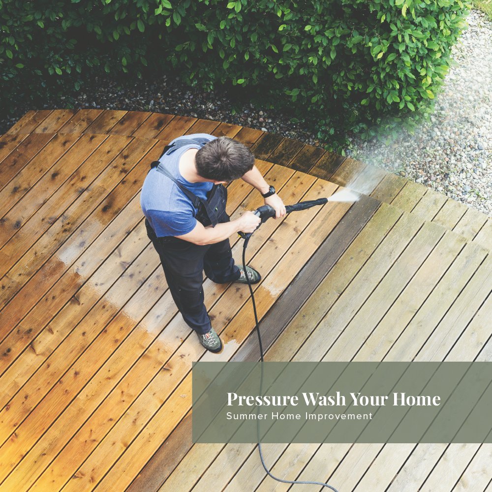 CPrutsman's tweet photo. Pressure washing is one of the easiest ways to make a big impact on your home’s appearance. #HomeImprovement https://t.co/SsiL7PikHa