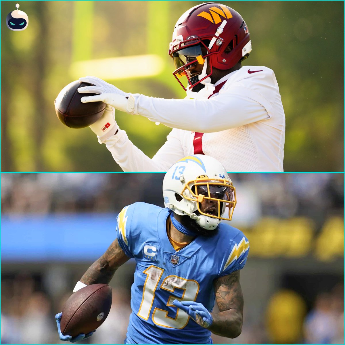 SleeperNFL's tweet photo. The Colts are mulling a potential roster move at receiver, with remaining free agent options including Deebo Samuel and Keenan Allen, per @HolderStephen https://t.co/hR8JXVmvob