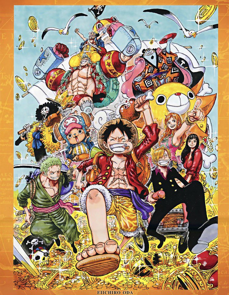 aquarobinn's tweet photo. Eiichiro Oda’s Comments on the End of One Piece:

♦️1997: Oda originally planned One Piece would last 5 years.

♦️2002: "It'll take 20 years to draw everything I want"

♦️2012: I’ve completed 60% of the story.

♦️2017: I want to finish One Piece as soon as possible its popularity has become way too big.

♦️2018: The story is now 80% complete.

♦️2019: "One Piece will end in 5 years"

♦️2020: "One Piece has 4-5 years left"

♦️2022: "I'm not sure how many years it'll take"
