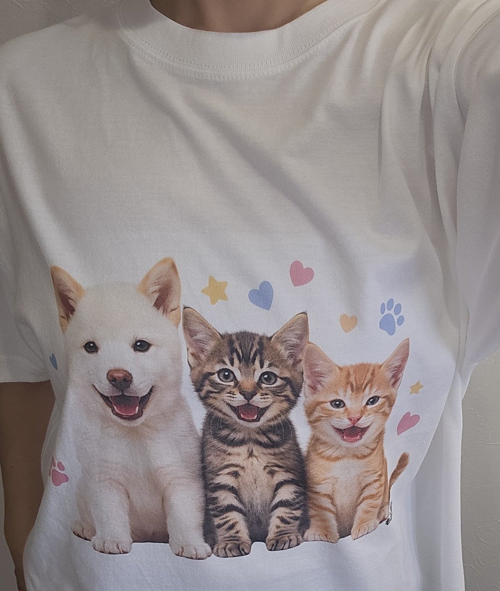 ogiyayuko's tweet photo. @mofumeshi お誕生日の昨日、Tシャツが届きました🩷ありがとうございます☺ https://t.co/47qLQVgWxn