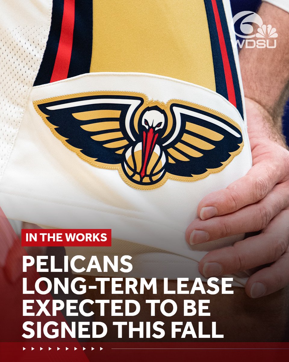 wdsu's tweet photo. The Pelicans securing a long-term lease agreement is the first step in triggering the renovation of the Smoothie King Center and the surrounding areas adjacent to the Caesars Superdome >> https://t.co/kFZ2GMhdUR https://t.co/S6sTVbN6I8
