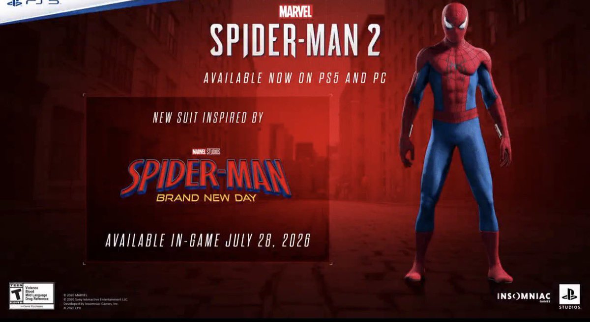 justxavierisunc's tweet photo. Fair play my my fault for doubting you big bro @insomniacgames https://t.co/ooytUiBfUD