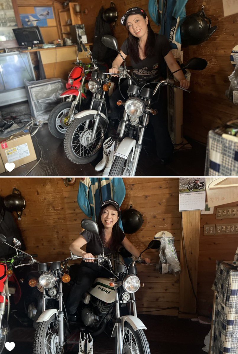 MACHMASUTA's tweet photo. @redbaron_BIKE 三気筒、
安全装備かな？ https://t.co/S3if8edrTJ