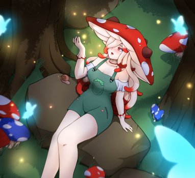 missminko's tweet photo. @ayasunrise_ Minky the Mushroom has entered the chat https://t.co/ChYRGbgvOI