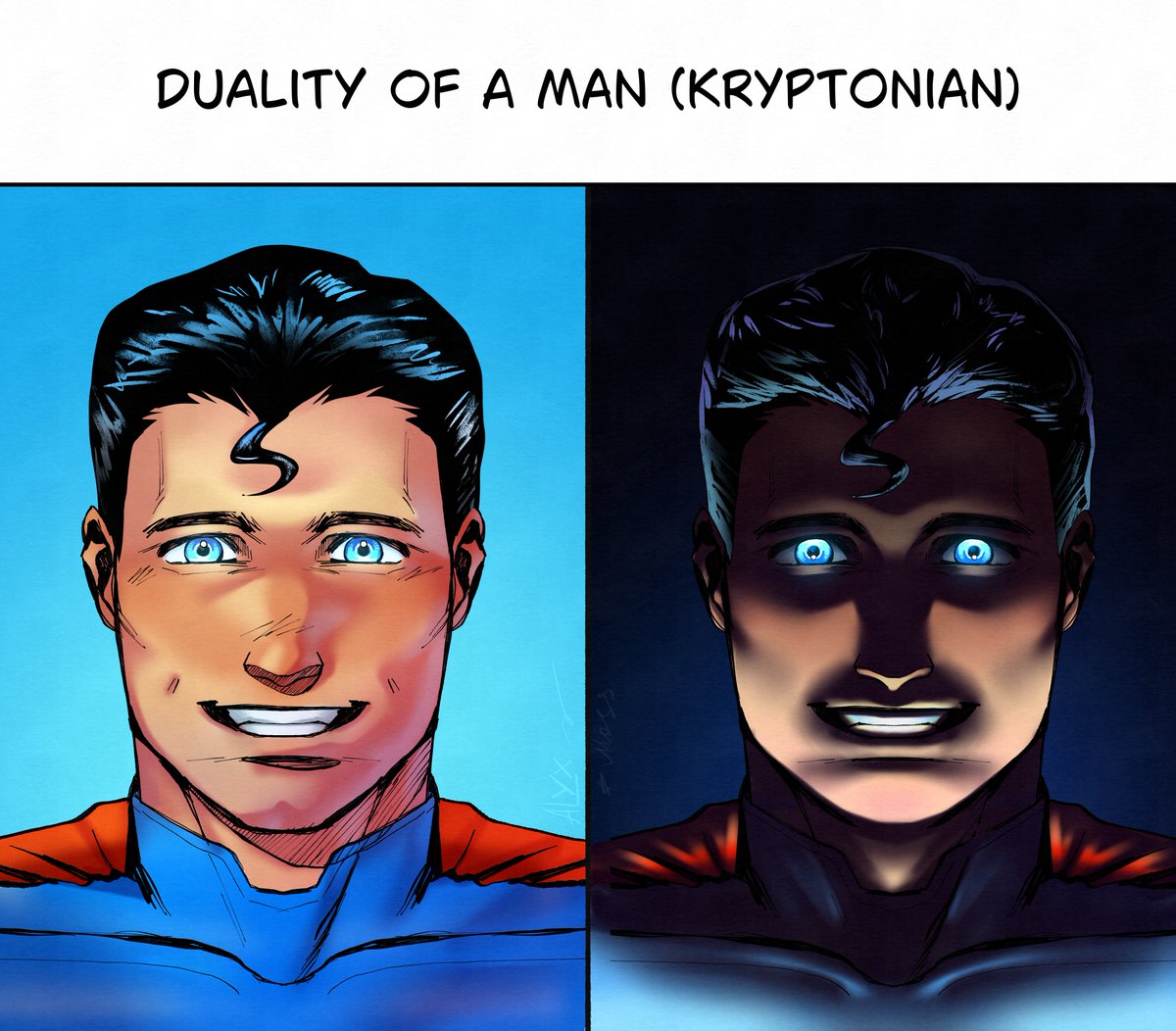 AlyxMoss's tweet photo. #superman #dc #art #meme #comic https://t.co/j75UQekzWf