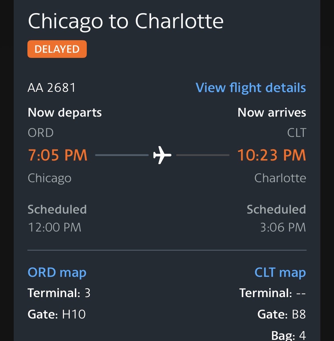 gualla803's tweet photo. @AmericanAir so yall gone give travel credits or what cause this is crazy as hell https://t.co/5UyVmrQjGd