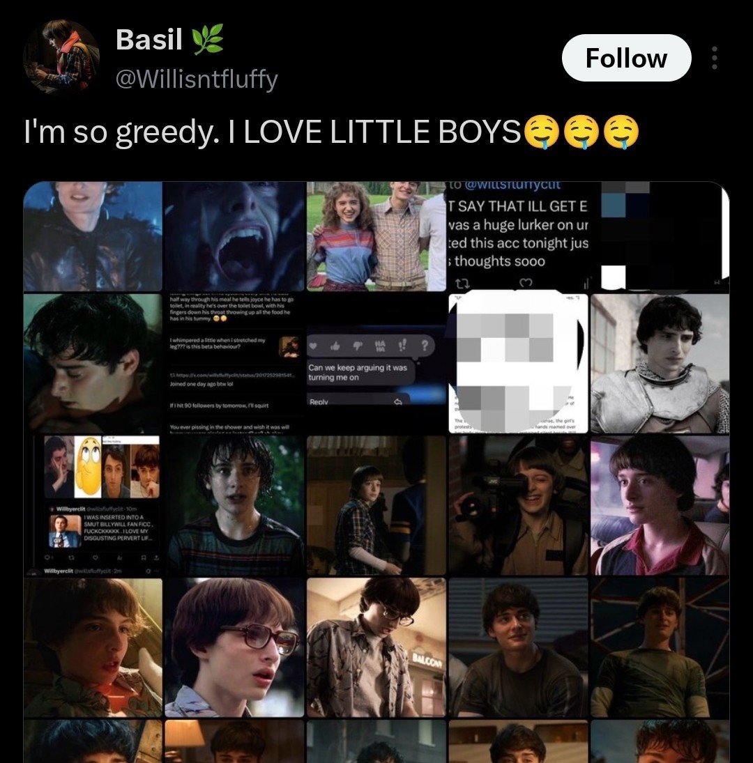SHOTACCHINO's tweet photo. "these are fictional characters!!!!????" your phone is full of pictures of children. show this to a relative or a friend and try to explain to them that you're not sexually attracted to the people in the pictures but the people they're supposed to be "playing." troglodyte https://t.co/L0Lxp9veM4