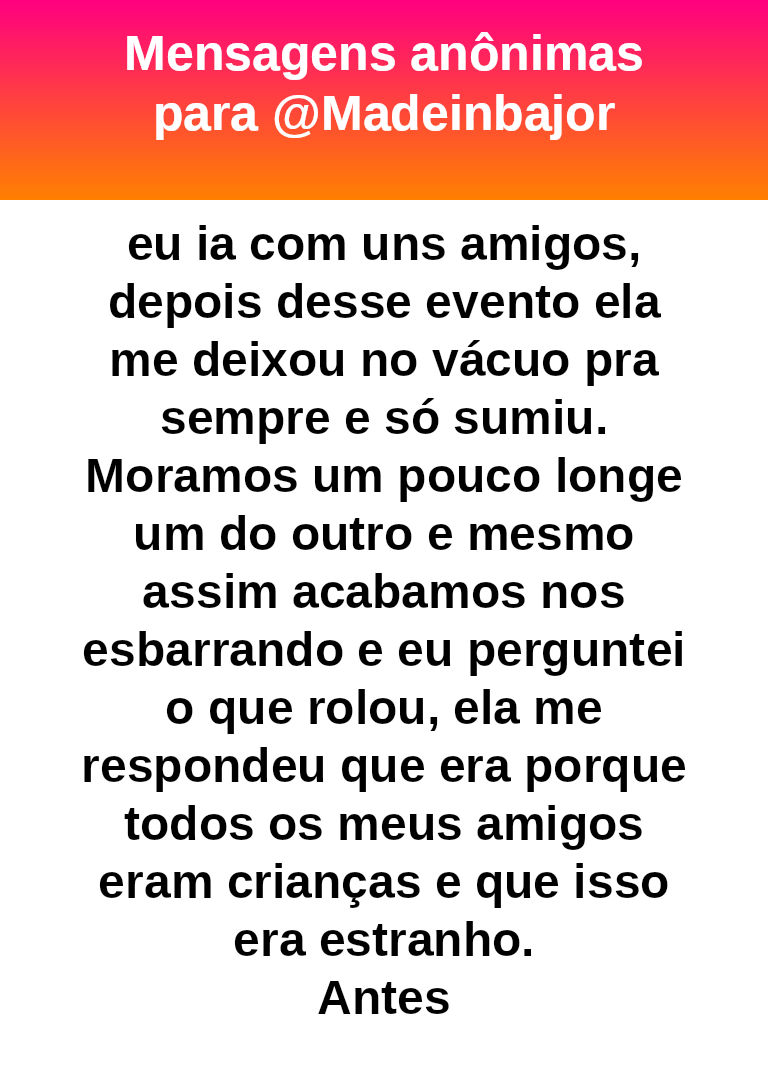 madeinbajor's tweet photo. H28 M25
Não está errado por perceber que ela já quer mandar nas suas amizades antes mesmo de namorar. O comportamento dela foi grosseiro #bajo41710 https://t.co/I3v9CNOk2i