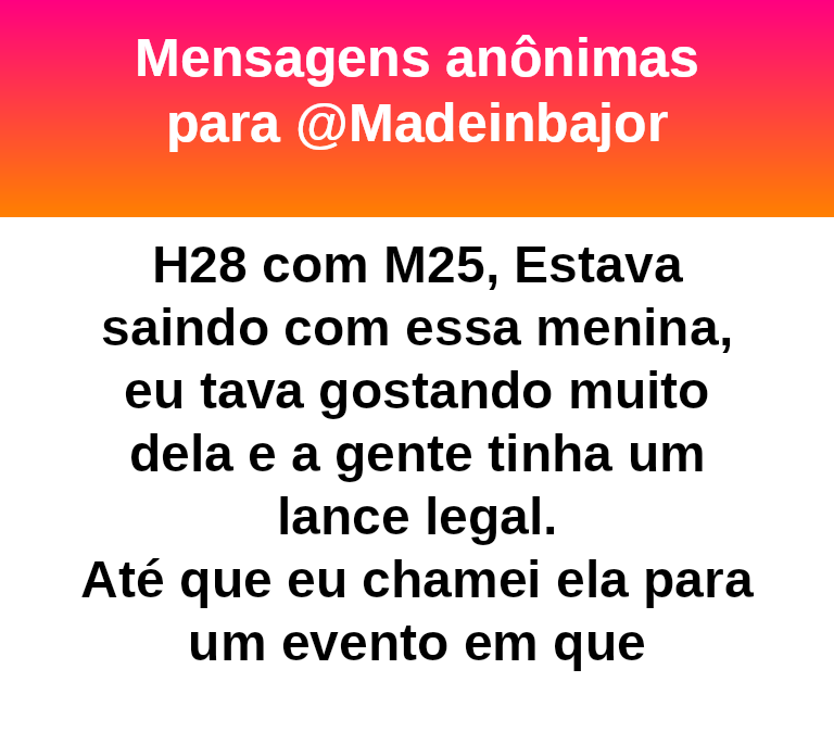 madeinbajor's tweet photo. H28 M25
Não está errado por perceber que ela já quer mandar nas suas amizades antes mesmo de namorar. O comportamento dela foi grosseiro #bajo41710 https://t.co/I3v9CNOk2i