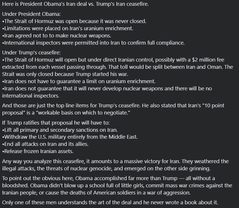 johnmichaelusd's tweet photo. @FloraLuzz_ The money Obama sent was their money to begin with they gave us for jets. We didn't give them the jets so an international tribunal ordered us to return the money with interest. Kinda like how part of trumps deal we r unfreezing about $34B of itans money.

And there is this. https://t.co/JmjtnLnt1m