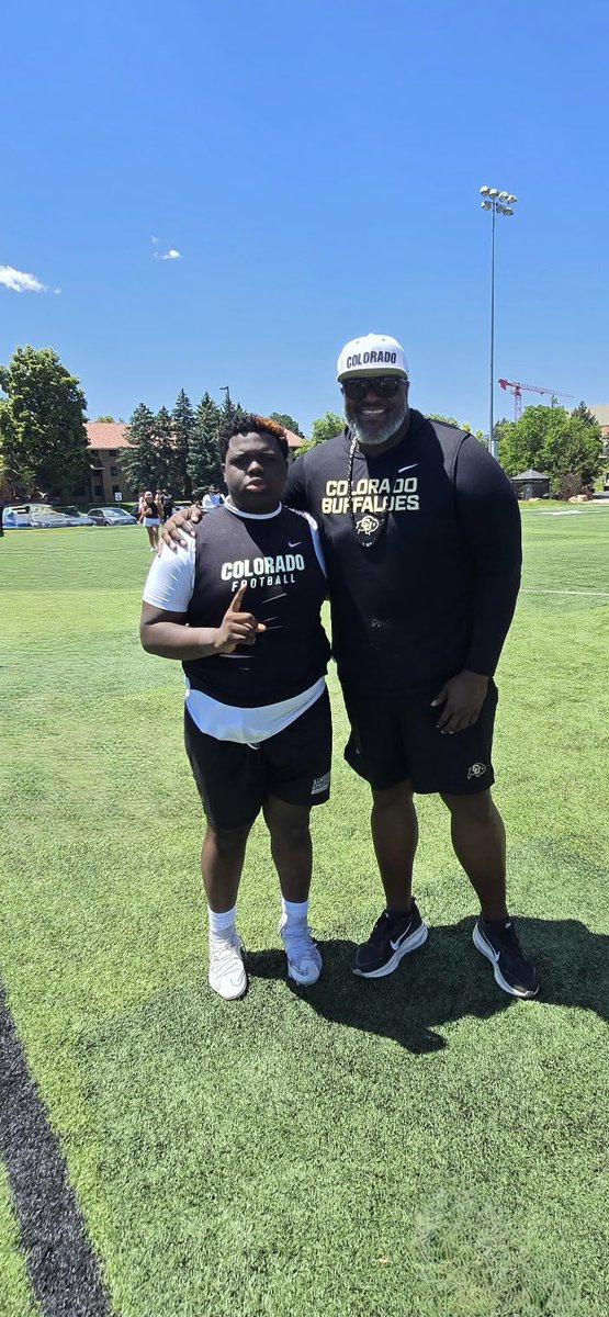 JacksonIsikwe's tweet photo. Great day competing at @CUBuffsFootball . Appreciate the invite and the opportunity to showcase my abilities.

More to come. 🦬 #SkoBuffs
@coachpun99 @CoachWalraven @Coach_Cruz1 @CoachBarrett50 @CoachDSpence04 @CoachWCompton @CU_Recruiting @247Sports @MaxPreps @HuttoHS_Fball https://t.co/vHeB8LZt4a