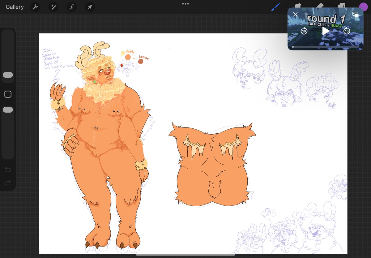 KaMuP51's tweet photo. Uhh forgot I could post here …here  are  oc  wips  for  #artfight NUDITY  WARNING  ⚠️ https://t.co/uBdqvejuX6