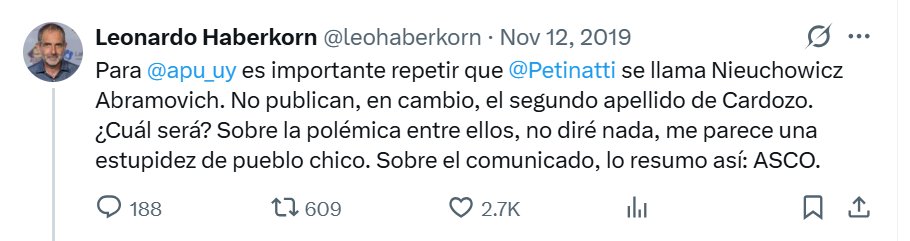 riverafrutos's tweet photo. APU no se solidarizó:
▪️Cuando intentaron matar a Alfonso Lessa
▪️Cuando censuraron a Peti en Canal 5
▪️Cuando quisieron meter preso a Nacho Álvarez
▪️Cuando quisieron censurar a Nacho Álvarez en Canal 4

Peri sí se solidarizó con Betty Bondiola por la pregunta de un video de Tiktok.