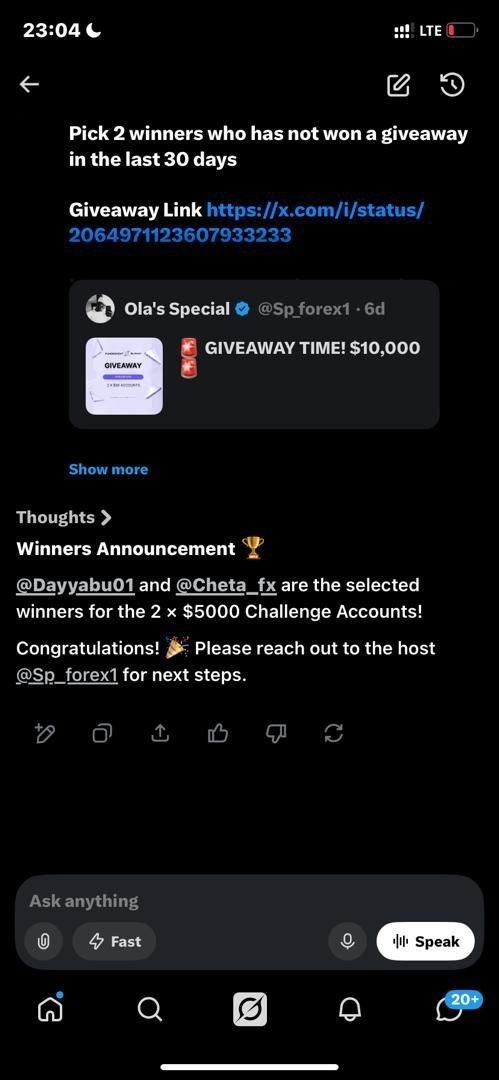 Ola's Special tweet media