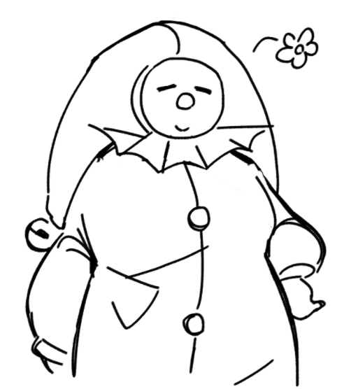 canvascoralreef's tweet photo. sketches of that little clown lady https://t.co/2biAvZDTP7