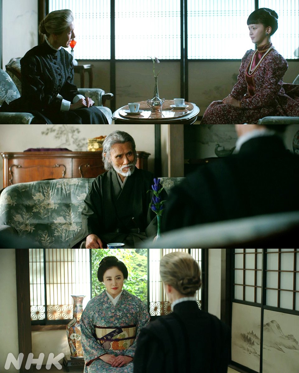asadora_nhk's tweet photo. バーンズ先生は捨松、勝海舟、和泉千佳子のもとへ。
帝都医大病院で見習生たちが卒業後に勤務できるよう、
先生たちが手を尽くしてくれていたそうです。

👇有力な華族や政治家を訪ねていました
https://t.co/51XFvh0fPn

#朝ドラ #風薫る
多部未華子 片岡鶴太郎 エマ・ハワード 仲間由紀恵 https://t.co/6fElHsJH2C