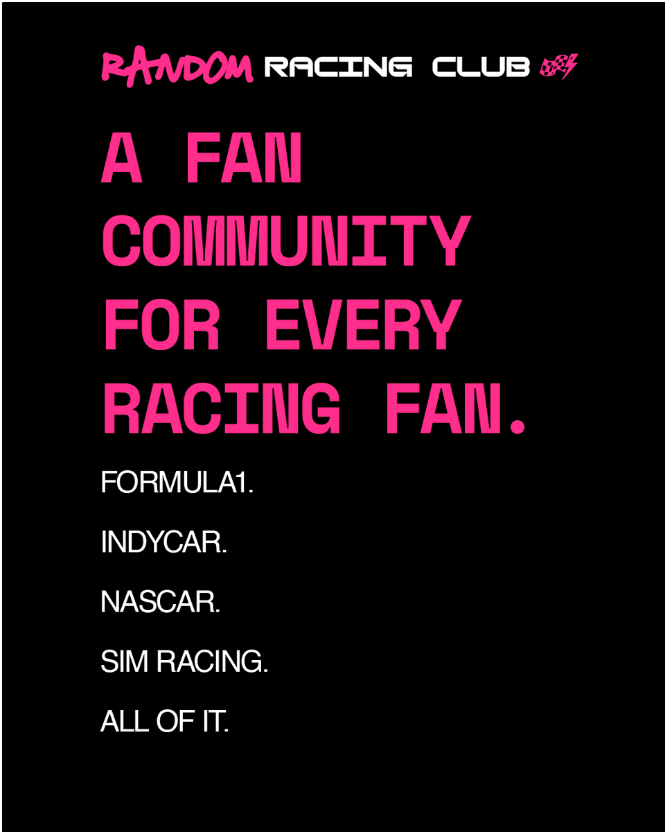 rafaracingclub's tweet photo. Racing fans deserve an actual home. That's what we built.
Founding opens June 23 — only 150 spots.

🔗 https://t.co/bSgBhDgIfu https://t.co/FDPEBGbMjJ