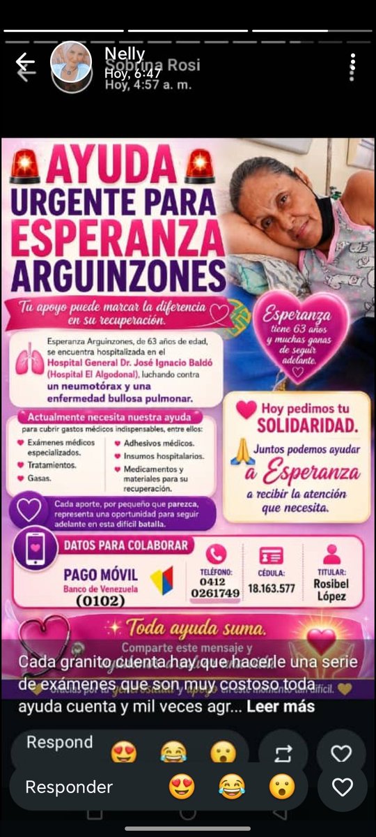 n64343073's tweet photo. @AlexaGomezDos @hecjacro @MamaLisVzla @ahinamendez Por favor ayudar con un repost https://t.co/1W1tp7nmrv