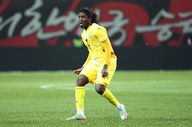 CYAmponsah's tweet photo. The jersey number of Yirenkyi is #3 

Baby Jet #3 💪
@ASAMOAH_GYAN3

Iconic👌

#worldcup2026 https://t.co/EHZ8pkegbk